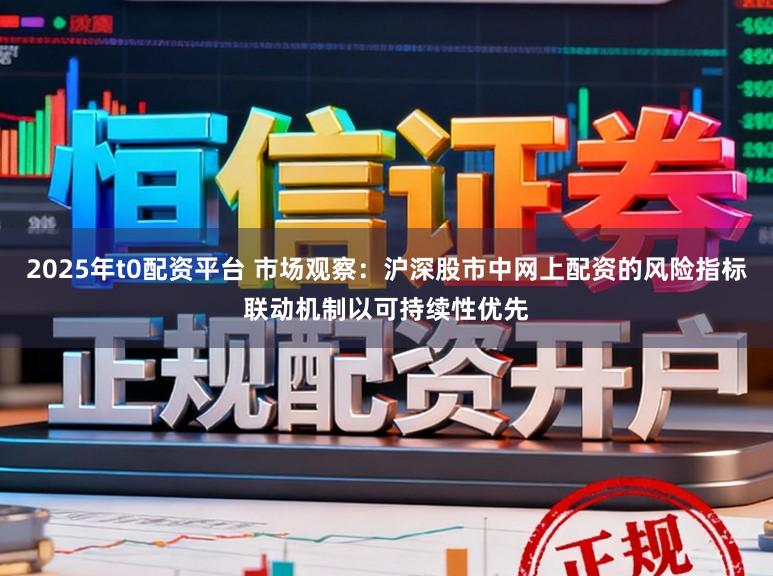 2025年t0配资平台 市场观察：沪深股市中网上配资的风险指标联动机制以可持续性优先