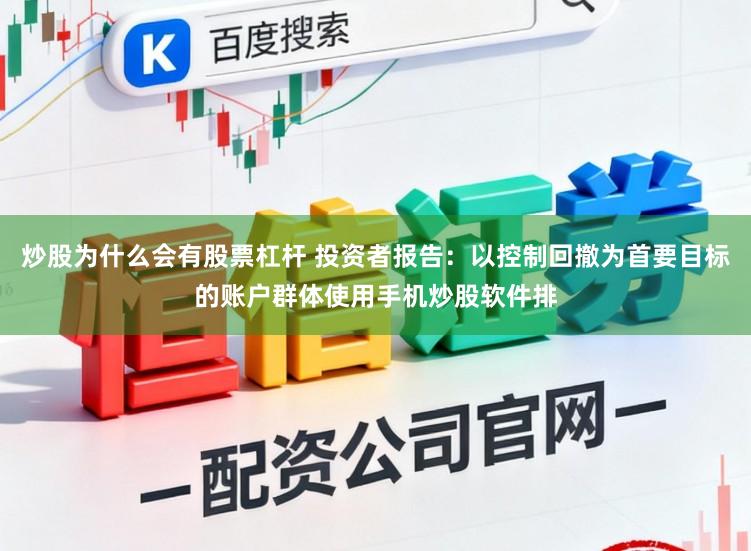 炒股为什么会有股票杠杆 投资者报告：以控制回撤为首要目标的账户群体使用手机炒股软件排