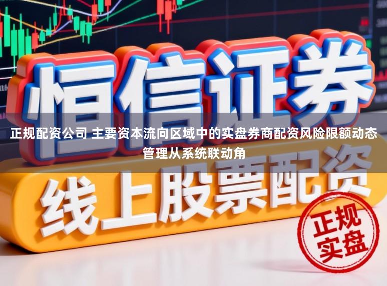 正规配资公司 主要资本流向区域中的实盘券商配资风险限额动态管理从系统联动角