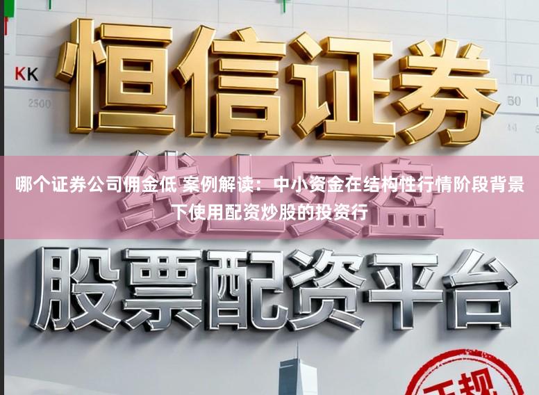 哪个证券公司佣金低 案例解读：中小资金在结构性行情阶段背景下使用配资炒股的投资行
